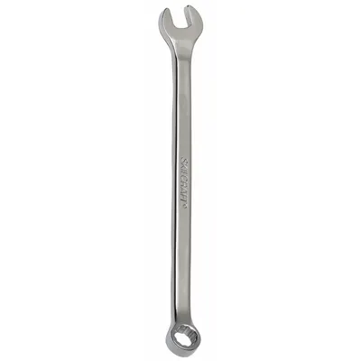 ABILITY ONE Combination Wrench: Alloy Steel, Chrome, 11/32 in Head Size, 6 1/4 in Overall Lg - SAE 12-Point Combination Wrenches