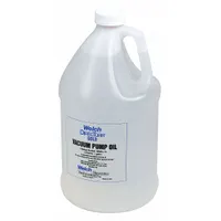 This vacuum pump oil is supplied in a 1-gallon bottle. It is formulated for use in vacuum pumps to reduce wear and seal internal components. Suitable for general industrial vacuum applications requiring reliable lubrication