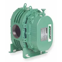 Positive Displacement Blower: Vertical Bottom Hand, 1 1/2 in (F)NPT, 0.82 cu in/rev Displacement