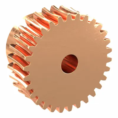 KHK GEARS Metric Worm Wheel BG0.8-30R1 - Metric Worm Wheels