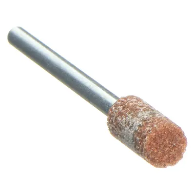 NORTON W163 Vitrified Mounted Point, 60 Grit, Aluminum Oxide, 1/4 in Diameter - General Purpose Mounted Points for Carbon Steel