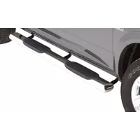 Nerf Bars: Oval, 87 in Overall Lg, 6 in Overall Wd, 6 in Overall Ht, Chrome, Polymer Filled Aluminum (MPN 22368740)