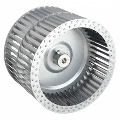 OEM replacement blower wheel for Dayton equipment. Compatible with manufacturer model number 7HL51. Used in HVAC and industrial air-moving systems for ventilation and heating applications.