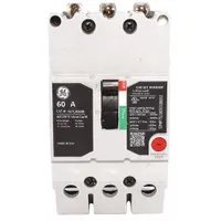 GE Molded Case Circuit Breaker: 60 A Amps, 65kA at 277/480V AC, Fixed, Lug, ABC, Std, 3 Poles (MPN TEYL3060B)