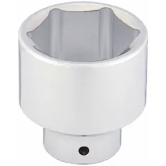This 3/4" drive hand socket features a 50 mm, 6-point standard configuration and is constructed from chrome. Designed for tightening or loosening metric hex fasteners in industrial maintenance, automotive repair, and heavy equipment assembly.