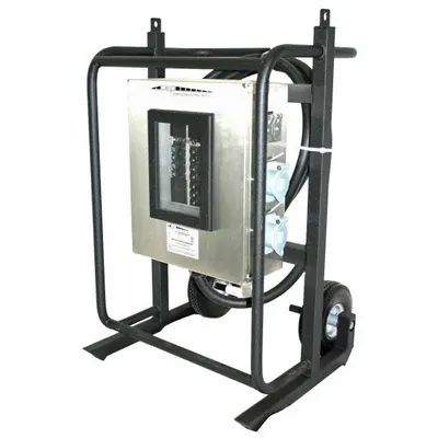 SOUTHWIRE Power Distribution Cart: Three Phase, 120/208V AC, 100 A Inlet Current Rating - Power Distribution Carts