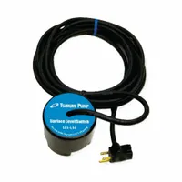 TSURUMI Float Switch: Vertical, Normally Open (Pump Down), 115V AC, 5.9 A, 3-Wire, 20 ft Cord Lg (MPN SLS-LSC20)