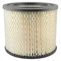 Engine air filter with round-oval shape and axial seal. Overall height of 6 inches. Removes airborne contaminants from engine intake systems in automotive and industrial equipment
