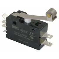 APPROVED VENDOR Snap Action Switch: Hinge Roller Lever Actuator, 2NO/2NC, Quick Connect (MPN 5JEH8)
