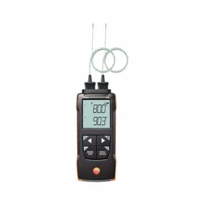 TESTO Thermocouple Meter with Bluetooth, 2 Channels, Type K - Thermocouple Meters with Wireless Data Output