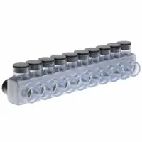 POLARIS Multitap Connector: 10 Port, Double-Sided Entry, 4 AWG – 500 kcmil Wire Size, Clear (MPN IPLD500-10C)