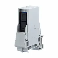 METZ CONNECT Fiber Optic Adapter Insert: Rail, GD-Zn (Zinc Die-Cast), SC-D, 90° Mounting Angle (MPN 1402Q06113KE)