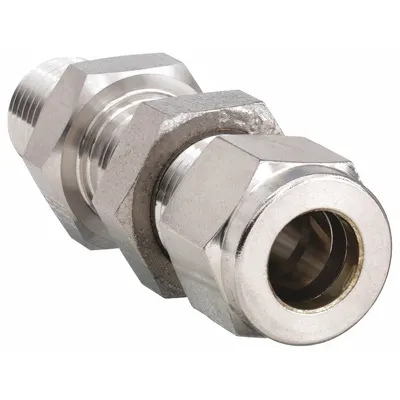 PARKER 6MBC4N-316 Double-Ferrule Stainless Steel Fitting - Double-Ferrule Stainless Steel Fittings