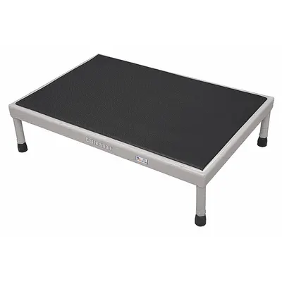 COTTERMAN Work Platform: 14 in Platform Ht - Max, 24 in Platform Wd, 36 in Platform Dp - Cushioned Adjustable-Height Single-Step Platforms