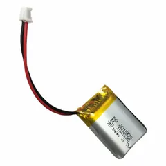 Replacement battery for electronic pipette controllers. Measures 3/8 in overall length and 2 1/4 in overall height. Used to power pipette controllers in laboratory liquid handling applications.