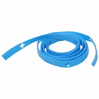 Blue anti-ligature pull-call station with PVC cord. Designed for patient-call applications in healthcare settings such as hospitals, clinics, and long-term care facilities. The pullcord station allows patients to request assistance safely