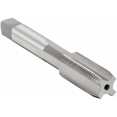 OSG Straight Flute Tap: 7/16"-14 UNC, H2 / 2B-3B, 4 Flute, Plug Chamfer - General Purpose Hand Taps