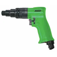 SPEEDAIRE Air Screwdriver: 1/4 in, Light Duty, 2,200 RPM, Lever, Variable Speed, Positive