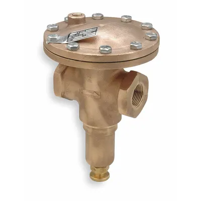 CASH VALVE Vacuum Pressure Regulator: Bronze, 1 1/2 in Inlet Connection Size, NPTF - Vacuum Release Valves