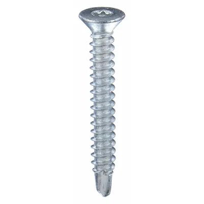 TAMPER PRUF SCREW #10 x 1-1/2 in Flat Head Sheet Metal Screw - Flat Head Sheet Metal Screws