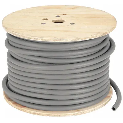 BOSTON Nitrile Bulk Air Hose with Vinyl Nitrile Cover, 3/8 in ID, Gray, 300 psi - Nitrile Bulk Air Hoses with Vinyl Nitrile Cover
