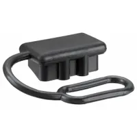 This GROTE battery cap features a plug-in connection type and is constructed from PVC insulation material. Rated for a maximum current of 50 A, it provides a protective cover for battery terminals in vehicles and equipment