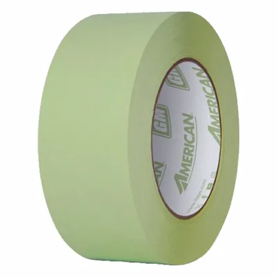 AMERICAN GM3655 High-Performance Masking Tape, Green, 1 7/16 in x 60 yd, 5.3 mil