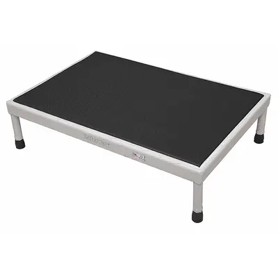 COTTERMAN Work Platform: 8 in Platform Ht - Max, 19 in Platform Wd, 48 in Platform Dp - Cushioned Adjustable-Height Single-Step Platforms