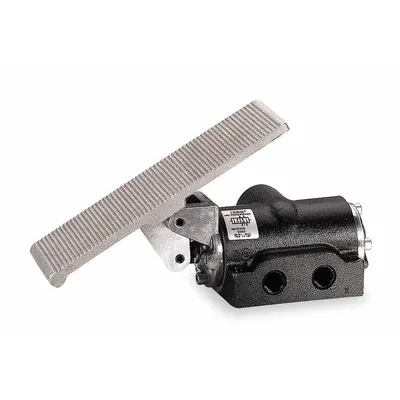 ARO Manual Air Control Valve: K, Four-Way / Three-Position, Foot Pedal, Gray - ARO K Series Manual Air Control Valves