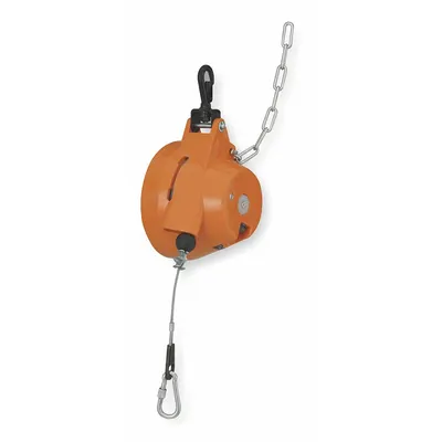 PACKERS KROMER Tool Balancer: Non-Locking, 22 lb Max. Tool Wt, 6.6 ft Cable Lg, Nylon - Heavy Use Tool Balancers