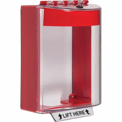 SAFETY TECHNOLOGY INTERNATIONAL STI-13210NR Clear Polycarbonate - Covers for Alarms & Wall Fixtures