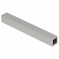 Aluminum square tube for use with Ruland MT15 Mounting Bases. Length 100 mm. No scale graduation and no bracket hole. Suitable for building or extending modular mounting structures in industrial automation