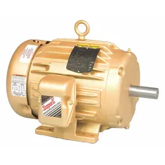 Totally Enclosed Fan Cooled (TEFC) 3-phase AC motor with rigid base mount. Delivers 100 hp at 1,725 RPM (60 Hz) and operates at 460V AC with a full load current of 112.0/224.0 A. Suitable for industrial applications such as pumps, fans, conveyors, and compressors in environments where protection against dust and moisture is required.