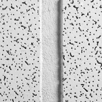 Mineral fiber ceiling tile from the Cortega series, white finish, with Angled Tegular edge for 15/16 in grid systems. Fire resistive with high recycled content and standard light reflectance. Suitable for general purpose use in commercial interiors
