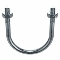 This steel U-bolt is designed to secure 1 1/2 in pipe, tubing, or conduit to structural supports. With a 5/16"-18 thread size and 2 11/16 in inside height, it is suited for use in industrial piping systems, plumbing, HVAC, and material handling applications.