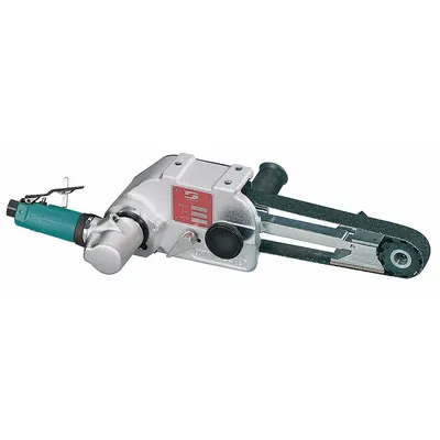 DYNABRADE Air Belt Sander: 1 in Belt Wd, 30 in Belt Lg, Fixed Arm, Heavy Duty, 0.7 hp - Belt Sanders