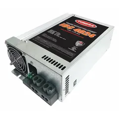The TUNDRA IBC4024 is an automatic installed battery charger with equalizing charge function. It operates on 120V AC input with a 14.9 A charger input current. This charger is used for maintaining industrial battery systems in applications such as material handling, backup power, and heavy equipment.