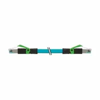 MURRELEKTRONIK Cordset: Cat5, RJ45 Male Straight x RJ45 Male Straight, 7.5 m Lg, TPE, Blue, Shielded (MPN 7700-74301-S4U0750)