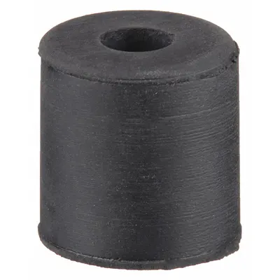OEM Approved Vendor Bumper Door Stop, 9/16 in Wd, 3/8 in Overall Ht, Black - Standard Door Stops