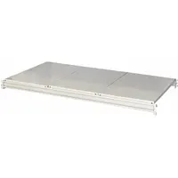 HALLOWELL Bulk Rack Shelf: 96 in x 24 in x 3 1/8 in, 14 ga Beams, Steel, 3,000 lb Load Capacity (MPN HBRL9624S-PL)