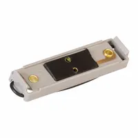 Polycarbonate mounting bracket for vehicle lights. Measures 4 1/8 inches long, 5/16 inches high, and 1 1/16 inches wide. Used to securely mount lights on trucks, trailers, and heavy equipment