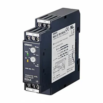 OMRON Level Control Relay: DIN-Rail Mounted, Single Probe, 5 A Current Rating - DIN-Rail Mounted Relays