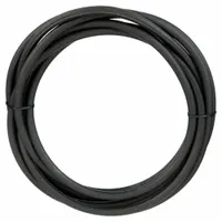 GATES Round Belt: Black, 9/16 in Dia, For 5 13/32 in Min Pulley Dia, 233 in Overall Lg, Rough, 80A (MPN 9 X 233 RE BELT)