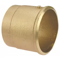 This bronze sweat fitting adapter features a cup end for 3 in CTS copper tube and a spigot end for 3 in pipe. Designed for use in drain, waste, and vent systems, it provides a reliable transition between copper tube and pipe in plumbing applications