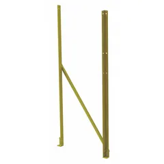 This steel leg kit from TRI-ARC is finished in yellow and includes fasteners for installation. It provides stable support for industrial platforms, walkways, and mezzanine structures in material handling environments.
