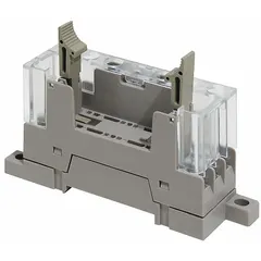 The OMRON P7SA-14F is a 14-pin P socket rated for 2 A, designed for combination DIN-rail and surface mounting. It provides a secure connection for relay switching in industrial control panels, automation systems, and machinery applications.
