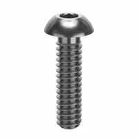Socket Head Cap Screw: #10-24 Thread Size, 3/4 in Lg, Button, NL-19, Stainless Steel, 18-8, 100 PK (MPN FBBHSCAPS102434P100)