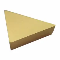 Triangle (T) indexable turning inserts with two geometry options: TPGH21.51-UEN and TPGH110204-UEN. Each insert provides three cutting edges for turning, facing, and profiling operations on lathes. Suitable for general-purpose metal removal in machining applications
