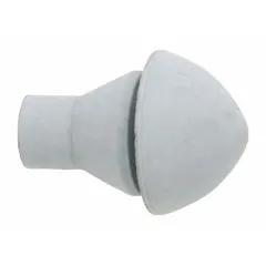 Bumper component for Whirlpool washing machines and dryers. Provides alignment and vibration dampening during operation, reducing noise and wear. Fits specific Whirlpool models.