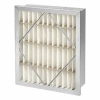 Rigid Cell Air Filter: 20 in x 24 in x 6 in, Synthetic, Single Header, MERV 14